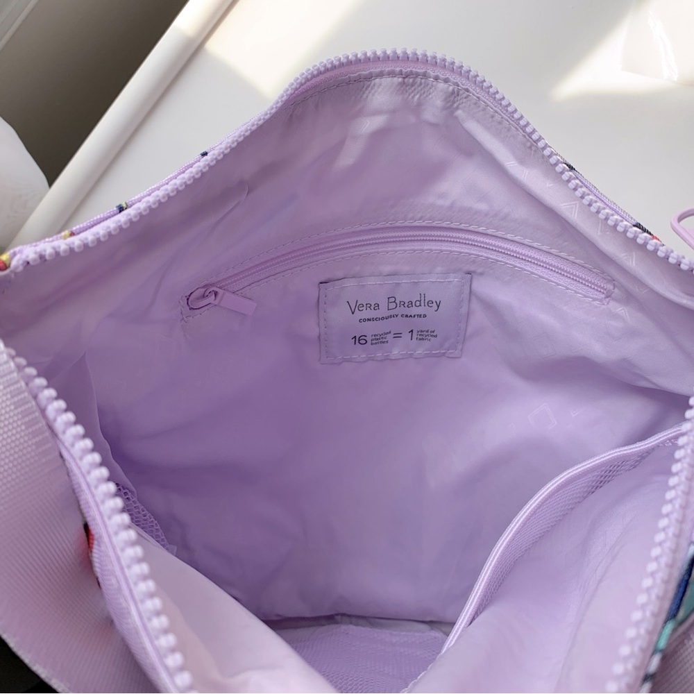 🌷 Vera Bradley ReActive Hipster in Lavender Butterflies 🦋 NWT - Picture 10 of 15